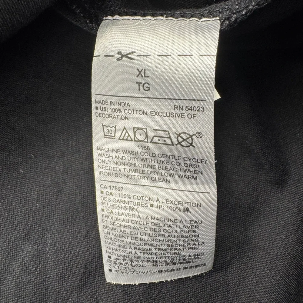 Banana Republic Mens XL Black Polo Shirt Short Sleeve‎ Cotton Piping Pocket